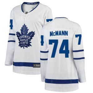 Women's Toronto Maple Leafs Bobby McMann Fanatics Branded Breakaway Away Jersey - White
