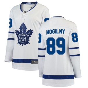 Women's Toronto Maple Leafs Alexander Mogilny Fanatics Branded Breakaway Away Jersey - White