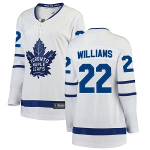 Women's Toronto Maple Leafs Tiger Williams Fanatics Branded Breakaway Away Jersey - White