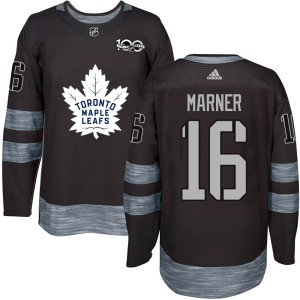 Men's Toronto Maple Leafs Mitch Marner Authentic 1917-2017 100th Anniversary Jersey - Black