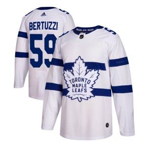 Men's Toronto Maple Leafs Tyler Bertuzzi Adidas Authentic 2018 Stadium Series Jersey - White