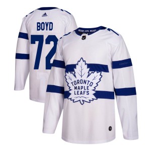 Men's Toronto Maple Leafs Travis Boyd Adidas Authentic 2018 Stadium Series Jersey - White