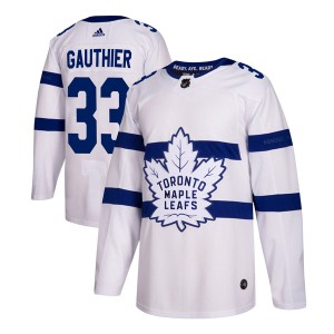 Men's Toronto Maple Leafs Frederik Gauthier Adidas Authentic 2018 Stadium Series Jersey - White
