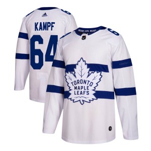 Men's Toronto Maple Leafs David Kampf Adidas Authentic 2018 Stadium Series Jersey - White