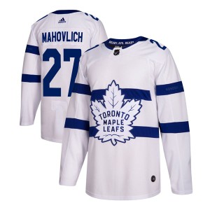 Men's Toronto Maple Leafs Frank Mahovlich Adidas Authentic 2018 Stadium Series Jersey - White