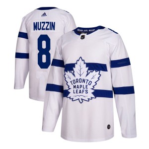 Men's Toronto Maple Leafs Jake Muzzin Adidas Authentic 2018 Stadium Series Jersey - White