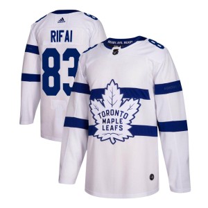 Men's Toronto Maple Leafs Marshall Rifai Adidas Authentic 2018 Stadium Series Jersey - White