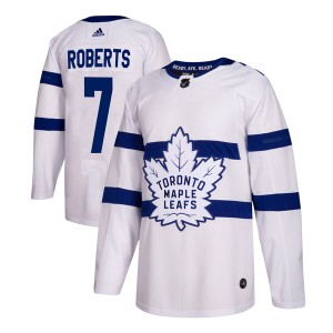 Men's Toronto Maple Leafs Gary Roberts Adidas Authentic 2018 Stadium Series Jersey - White
