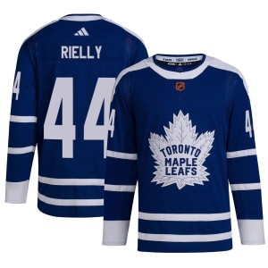 Men's Toronto Maple Leafs Morgan Rielly Adidas Authentic Reverse Retro 2.0 Jersey - Royal