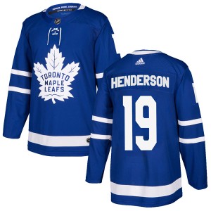 Men's Toronto Maple Leafs Paul Henderson Adidas Authentic Home Jersey - Blue