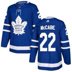 Men's Toronto Maple Leafs Jake McCabe Adidas Authentic Home Jersey - Blue