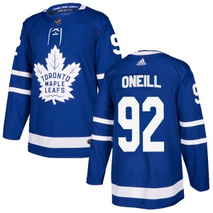 Men's Toronto Maple Leafs Jeff O'neill Adidas Authentic Home Jersey - Blue