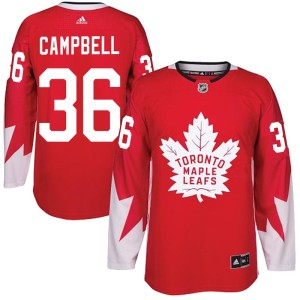 Youth Toronto Maple Leafs Jack Campbell Adidas Authentic Alternate Jersey - Red