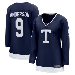 Women's Toronto Maple Leafs Glenn Anderson Fanatics Branded Breakaway 2022 Heritage Classic Jersey - Navy