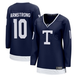 Women's Toronto Maple Leafs George Armstrong Fanatics Branded Breakaway 2022 Heritage Classic Jersey - Navy