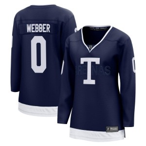 Women's Toronto Maple Leafs Cade Webber Fanatics Branded Breakaway 2022 Heritage Classic Jersey - Navy