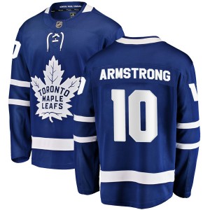 Youth Toronto Maple Leafs George Armstrong Fanatics Branded Breakaway Home Jersey - Blue