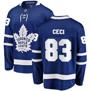 Youth Toronto Maple Leafs Cody Ceci Fanatics Branded Breakaway Home Jersey - Blue