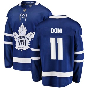 Youth Toronto Maple Leafs Max Domi Fanatics Branded Breakaway Home Jersey - Blue