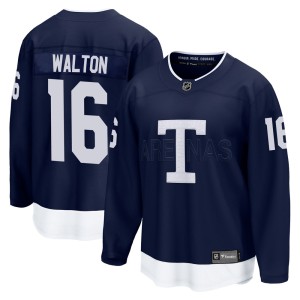 Men's Toronto Maple Leafs Mike Walton Fanatics Branded Breakaway 2022 Heritage Classic Jersey - Navy