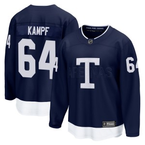 Youth Toronto Maple Leafs David Kampf Fanatics Branded Breakaway 2022 Heritage Classic Jersey - Navy