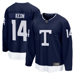 Youth Toronto Maple Leafs Dave Keon Fanatics Branded Breakaway 2022 Heritage Classic Jersey - Navy
