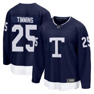 Youth Toronto Maple Leafs Conor Timmins Fanatics Branded Breakaway 2022 Heritage Classic Jersey - Navy