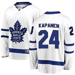Men's Toronto Maple Leafs Kasperi Kapanen Fanatics Branded Breakaway Away Jersey - White