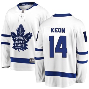 Men's Toronto Maple Leafs Dave Keon Fanatics Branded Breakaway Away Jersey - White