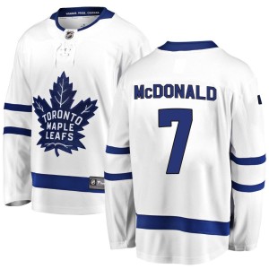 Men's Toronto Maple Leafs Lanny McDonald Fanatics Branded Breakaway Away Jersey - White