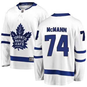 Men's Toronto Maple Leafs Bobby McMann Fanatics Branded Breakaway Away Jersey - White