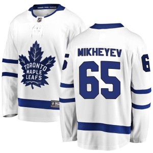 Men's Toronto Maple Leafs Ilya Mikheyev Fanatics Branded Breakaway Away Jersey - White