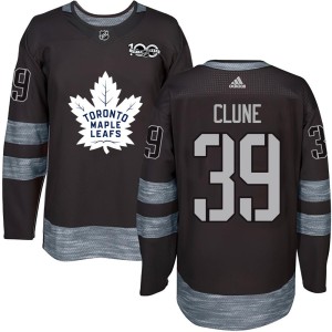 Youth Toronto Maple Leafs Rich Clune Authentic 1917-2017 100th Anniversary Jersey - Black