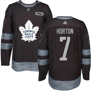 Youth Toronto Maple Leafs Tim Horton Authentic 1917-2017 100th Anniversary Jersey - Black