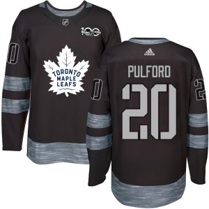 Youth Toronto Maple Leafs Bob Pulford Authentic 1917-2017 100th Anniversary Jersey - Black