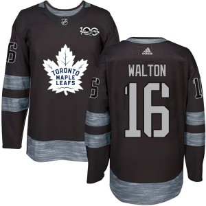 Youth Toronto Maple Leafs Mike Walton Authentic 1917-2017 100th Anniversary Jersey - Black