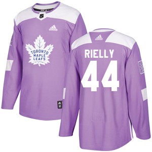 Men's Toronto Maple Leafs Morgan Rielly Adidas Authentic Fights Cancer Practice Jersey - Purple