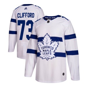 Youth Toronto Maple Leafs Kyle Clifford Adidas Authentic 2018 Stadium Series Jersey - White