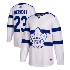 Youth Toronto Maple Leafs Travis Dermott Adidas Authentic 2018 Stadium Series Jersey - White