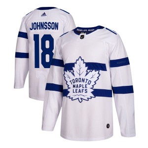 Youth Toronto Maple Leafs Andreas Johnsson Adidas Authentic 2018 Stadium Series Jersey - White