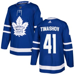 Youth Toronto Maple Leafs Dmytro Timashov Adidas Authentic Home Jersey - Blue