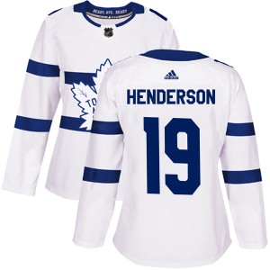 Women's Toronto Maple Leafs Paul Henderson Adidas Authentic 2018 Stadium Series Jersey - White