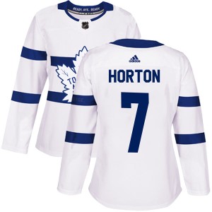 Women's Toronto Maple Leafs Tim Horton Adidas Authentic 2018 Stadium Series Jersey - White