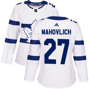 Women's Toronto Maple Leafs Frank Mahovlich Adidas Authentic 2018 Stadium Series Jersey - White