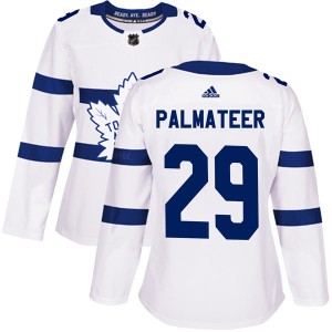 Women's Toronto Maple Leafs Mike Palmateer Adidas Authentic 2018 Stadium Series Jersey - White