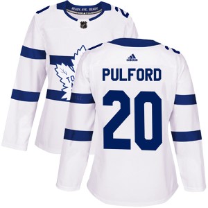 Women's Toronto Maple Leafs Bob Pulford Adidas Authentic 2018 Stadium Series Jersey - White