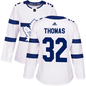 Women's Toronto Maple Leafs Steve Thomas Adidas Authentic 2018 Stadium Series Jersey - White
