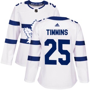 Women's Toronto Maple Leafs Conor Timmins Adidas Authentic 2018 Stadium Series Jersey - White
