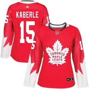 Women's Toronto Maple Leafs Tomas Kaberle Adidas Authentic Alternate Jersey - Red