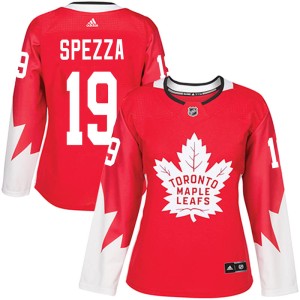 Women's Toronto Maple Leafs Jason Spezza Adidas Authentic Alternate Jersey - Red